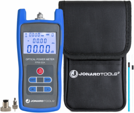 Jonard Tools FPM-50A Fiber Optic Power Meter With VFL-25125 LC Adapter