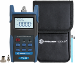 Jonard Tools FPM-55 Fiber Optic Power Meter w/ Data Storage (-50 to +26 dBm) & FC/SC/LC Adapters