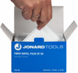 Jonard Tools FW-50 Fiber Wipes (Pkg. 50)
