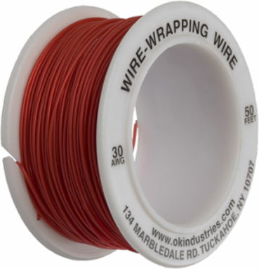 Jonard Tools R-30R-0050 Wire 30 Awg Red 50 Ft
