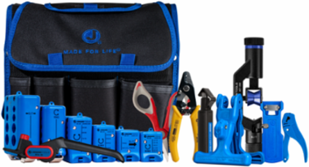 Jonard Tools TK-107 Fiber Optic Mid Span Slit & Ring Tool Kit (1.2 mm-18.2 mm)+