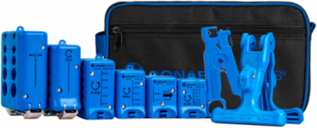 Jonard Tools TK-108 Fiber Optic Mid Span Slit & Ring Tool Kit (1.2 mm-18.2 mm)