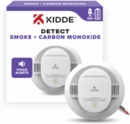 SMOKE & CO COMBO DETECT SERIES AC/DC 120V HARDWIRE WITH 2AA BBU MODELS SINGLE/VOICE