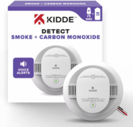 SMOKE & CO COMBO DETECT SERIES AC/DC 120V HARDWIRE WITH 10 YR BBU MODELS SINGLE/VOICE