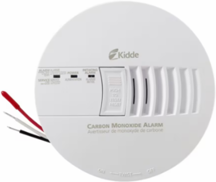 CO ALARM 120V W/BATT BACKUP