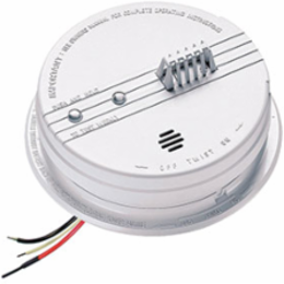 135°F Heat Alarm, 120VAC, 5” Diameter, Interconnects 24 Devices