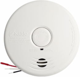 Worry-Free 120V AC Smoke Alarm with 10-Year Battery Backup