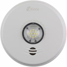 3-in-1 Talking Smoke & CO Alarm with 177 Candela Strobe, 13 cm Diameter