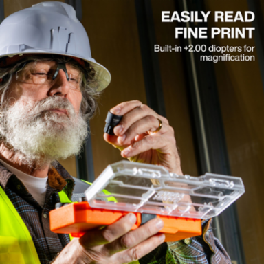 Bifocal Safety Glasses +2.00
