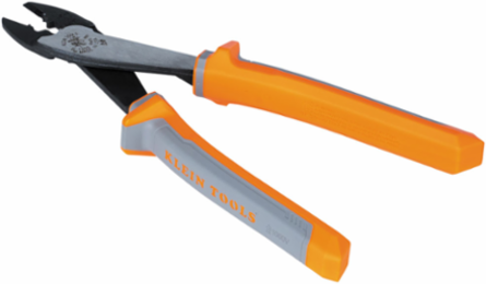 Insulated Crimping and Cutting Tool, 10-22 AWG, Tapered Nose, 9.83 Inch Length