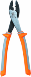 Insulated Crimping and Cutting Tool, 10-22 AWG, Tapered Nose, 9.83 Inch Length
