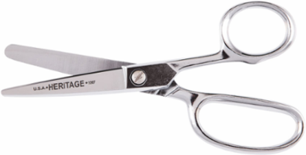 Straight Trimmer Scissors, 6 Inch Blade, Carbon Steel, Industrial Quality