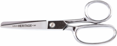Straight Trimmer Scissors, 6 Inch Blade, Carbon Steel, Industrial Quality