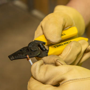 Wire Stripper/Cutter 10-18 AWG Solid, 6.25 Inch Length, Textured Handle, 0.270 lbs
