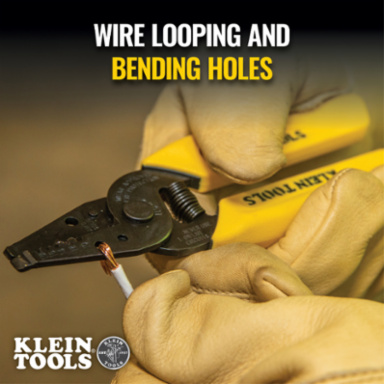 Wire Stripper/Cutter 10-18 AWG Solid, 6.25 Inch Length, Textured Handle, 0.270 lbs