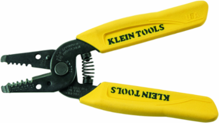 Wire Stripper/Cutter 10-18 AWG Solid, 6.25 Inch Length, Textured Handle, 0.270 lbs