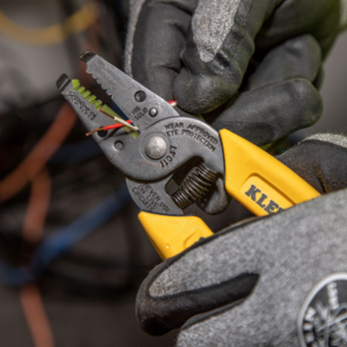 Wire Stripper/Cutter 22-30 AWG Solid Wire, 6.25 Inch Length, Yellow Handles