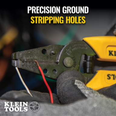 Wire Stripper/Cutter 22-30 AWG Solid Wire, 6.25 Inch Length, Yellow Handles
