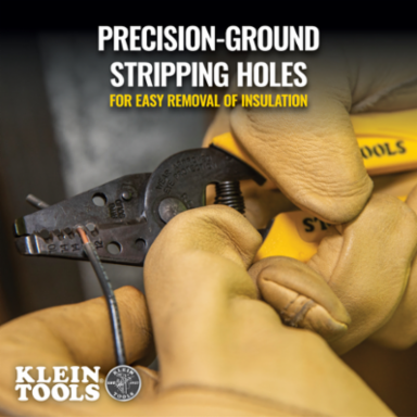 Dual-Wire Stripper/Cutter 6-1/4 Inch for 10-14 AWG Solid Wire