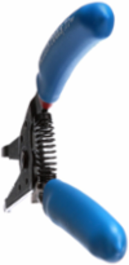 Klein-Kurve® Wire Stripper & Cutter, 20-30 AWG Solid, Steel, 7.5 Inch Length