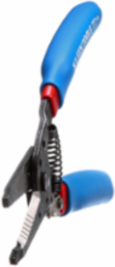 Klein-Kurve® Wire Stripper & Cutter, 20-30 AWG Solid, Steel, 7.5 Inch Length