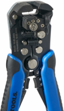 Self-Adjusting Wire Stripper and Cutter, Strips 10-20 AWG Solid, Cuts Romex®