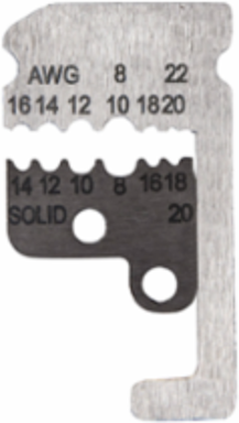 Replacement Blades for Wire Stripper 8-22 AWG, 1080 High Carbon Steel, Rustproof