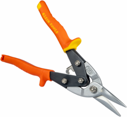 Aviation Snips Straight - 10.063 Inch Overall Length, Cuts 18 Gauge Steel