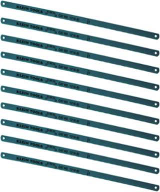 Bi-Metal Blades 18 TPI 12 Inch 10-Pack with Heavy-Vinyl Pouch