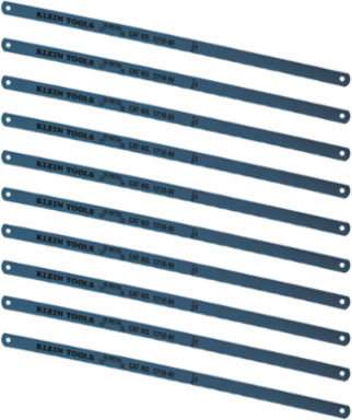 Bi-Metal Blades 18 TPI 12 Inch 10-Pack with Heavy-Vinyl Pouch