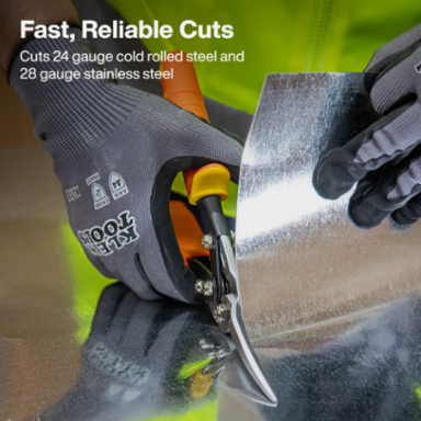 Long Cut Aviation Snips, Straight