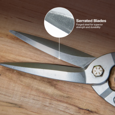 Long Cut Aviation Snips, Straight