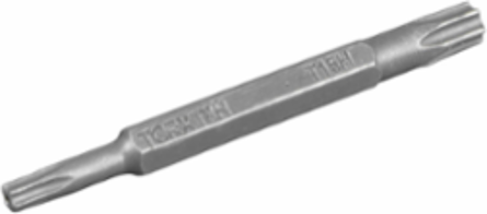 Tamperproof TORX® Bit Set, T8 & T15, 1.5 Inch Length, Pack of 2 Bits