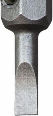 Replacement Bits 1/8 Inch Slotted & Schrader Valve Core Tool, Steel