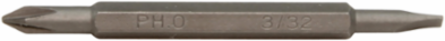 4-in-1 Electronics Replacement Bits, Phillips #0 & Slotted 3/32 Inch, Pack of 2
