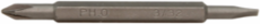 4-in-1 Electronics Replacement Bits, Phillips #0 & Slotted 3/32 Inch, Pack of 2