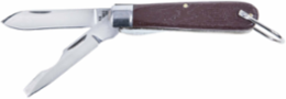 2-Blade Pocket Knife, 2-1/2 Inch Carbon Steel Blades, Locking Screwdriver Tip