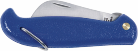 Pocket Knife 2-3/4 Inch Hawkbill Blade, Locking Plastic Handle