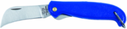 Pocket Knife 2-3/4 Inch Hawkbill Blade, Locking Plastic Handle