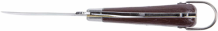 Pocket Knife 2-5/8 Inch Carbon Steel Hawkbill Blade, Woodgrain Handle