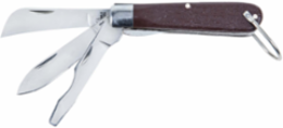 3-Blade Pocket Knife with Screwdriver, 2-3/8 Inch Sheepfoot & 2-1/2 Inch Spearpoint Blades