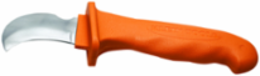 Lineman's Insulated Skinning Knife, 2.375 Inch Blade, 1095 Steel, VDE Certified