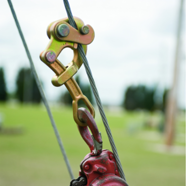 Haven's Grip for Wire Rope 0.75 Inch, Max Load 8000 lb, Aggressive Jaw Type