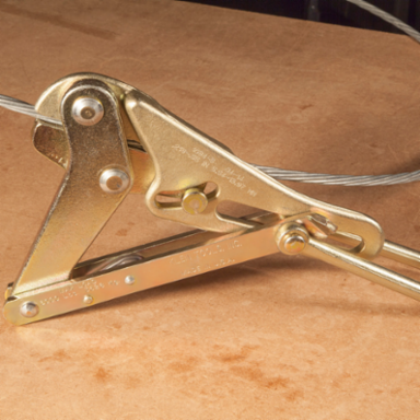 Chicago Grip Coated Guy Wire, 5" Jaw Length, 0.218-0.55" Cable Diameter, 8000 lb Load Capacity