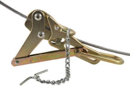 Chicago Grip Coated Guy Wire, 5 Inch Jaw, 8000 lb Load Capacity