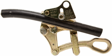 Parallel Jaw Grip 4.5 Inch Jaw Length, 4000 lb Max Load, HDPE Cable 0.625-1.362 Inch