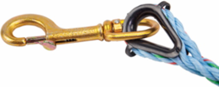 Polypropylene Hand-Line 75-Foot with Swivel Hook, 5/16 Inch Rope