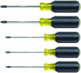 TORX® Screwdriver Set, 5-Piece; Cushion-Grip Handles, 9 Inch Length