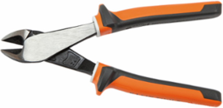 Insulated Diagonal Cutting Pliers, 8 Inch, High-Leverage, VDE Certified
