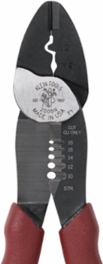 Forged Steel Wire Crimper, Cutter, Stripper, Strips 10-18 AWG, Crimps 10-22 AWG